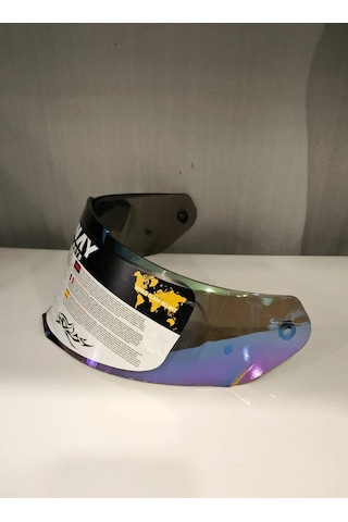 Kask Camı Sway Ff 820 İridyum Mavi Çok Renkli