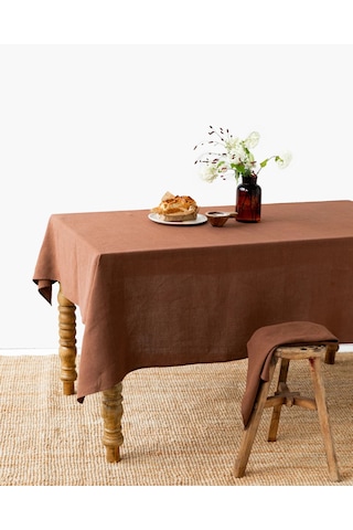 Wellstil Premium Masa Örtüsü Kahverengi