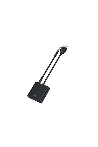 Dm Chb021 Hdmı To Vga Çevirici Dönüştürücü 3.5mm Aux Ses Destekli Çıkış
