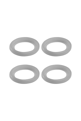 Wezone Breville Kahve Makinesi İçin Silikon Sigorta Halkası - Beyaz Renk, 4 Adet, Kahve Makinesi Parçası Diğer