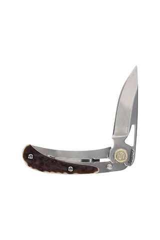 Schrade Uncle Henry Next Gen Pocket Knife Brown Staglon Handles Katlanır Kamp Çakı 1205105 Gümüş