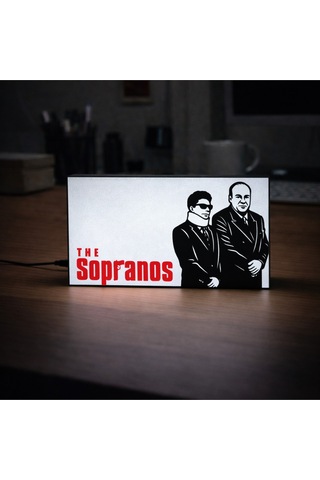 Masa Lambası - The Sopranos Adaptörlü Dekoratif & Hediyelik Lamba Çok Renkli