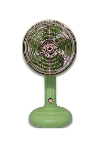 Fy060 Taşınabilir Masaüstü Ve El Yeşil Usb Fan