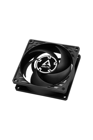 Arctic P8 Pwm Pst 80Mm Siyah Kanat Siyah Çerçeve Kasa Fanı