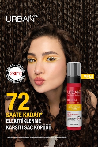 Hibiscus & Shea Butter Elektriklenme Karşıtı Saç Bakım Köpüğü-200 Ml