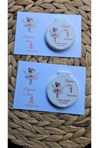 Kişiye Özel Uv Baskılı Hediyelik Ayna Jelatin Ambalajlı 20 Lu Paket