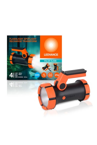 Ledvance Led 5w+3w 6500k 100-120-300lm Ip64 4 Farklı Mod Spot Dış Siyah - Turuncu