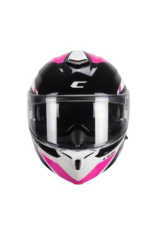 Cgm 568s Ber Sport Çene Açılır Kask Siyah/fuşya-m Pembe
