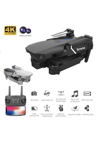E88 Drone Uzaktan Kontrol Hd Kamera App Üzerinden