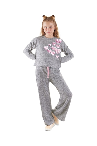 Denokids Mshb&g Parlak Kalpler Kız Çocuk Eşofman Takım Çok Renkli