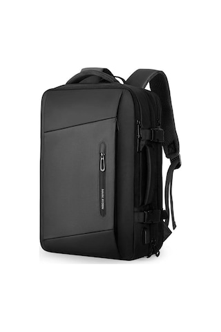 Mark Ryden Expandos Laptop Sırt Çantası Genişletilebilir İç Hacim Şarj Kiti Mr9299 Kr00 Siyah