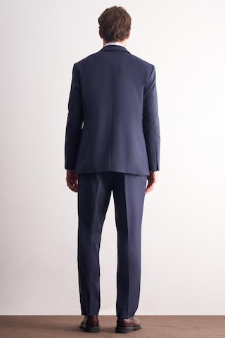 İmza Lacivert Mono Yaka Kendinden Desenli Esnek Bel 4 Drop Comfort Fit Takım Elbise 1001255169 Lacivert