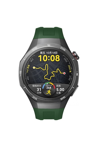 Huawei Watch Gt5 Pro 46mm İle Tam Uyumlu Kordon Metal Tokalı Yumuşak Silikon Kordon Kayış