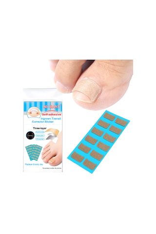 Qingmipy Oturmuş Tırnak Düzeltme İçin Tpu Zımba Jeli, Yapıştırıcı Gereksiz, 36 Adet Kare Şekilli Kırmızı Tırnak Sticker Seti