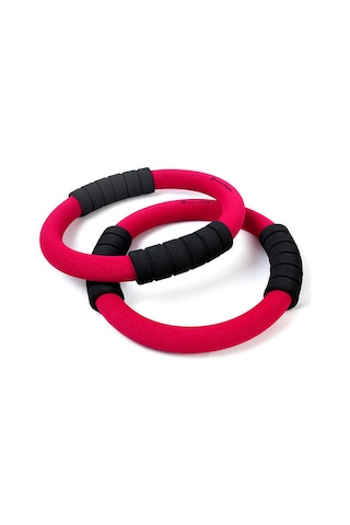 Merrithew Health & Fitness Fitness Circle Toning Rings 2-Pack Re Siyah - Kırmızı