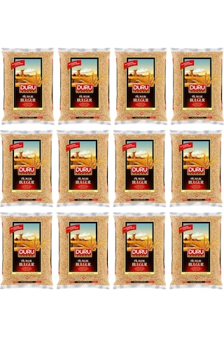 Duru Pilavlık Bulgur 12 x 1 KG