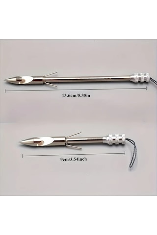 Techbloom 4 Adet Açık Hava Balıkçılık Sapan Seti Wolf Fang Shark Çok Fonksiyonlu Av Aleti Paslanmaz Çelik Saklama Kutusu