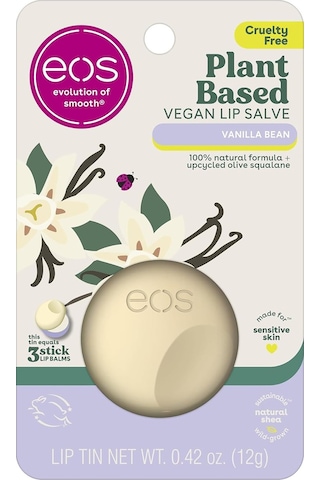 Eos Vanilla Bean Bitkisel Vegan Dudak Balsamı 12gr