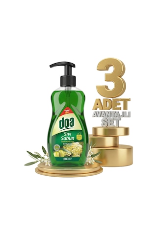 Doa Sıvı El Sabunu Zeytin Çiçeği 3x400 Ml