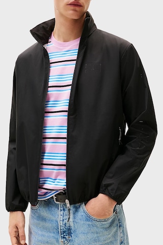 Tommy Hilfiger Tjm Perforated Logo Wındbreaker-8718 Black