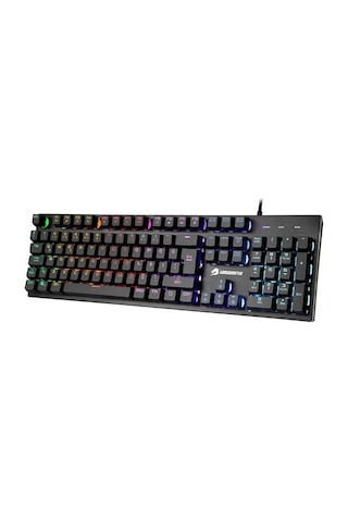 Gamebooster G76K Attack Usb Kablolu Işıklı Semi Mechanical Oyuncu Q Klavye