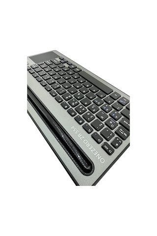 Touch Pad'li Bluetooth Klavye 10 Metreye Kadar Çalışma Aralığı Lithium Pil 291 X 154 X16 Mm