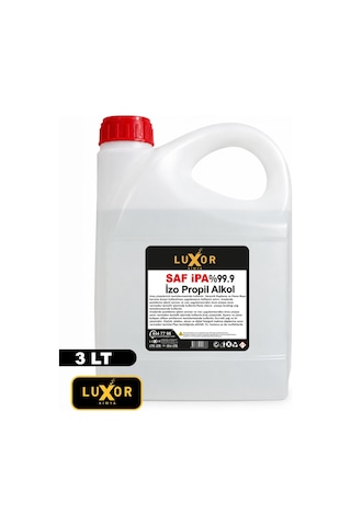 Luxor Kimya Saf İpa %99.9 İzopropil Alkol 3 L