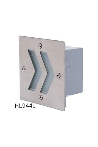 Basamak Armatürü Led Hl944L Horoz Marka Beyaz Işık Krom Kasa Krom