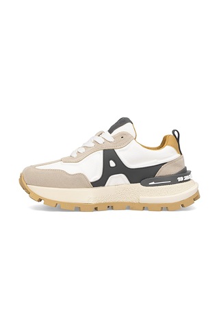 Guja 25k507 Erkek Klasik Sneaker Bej Bej