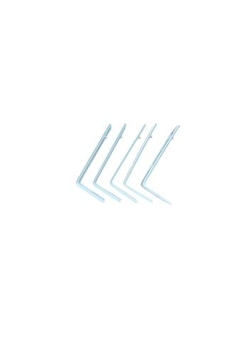5 Adet Zebra&stor Perde Duvar Montaj Aparatı L Ayak 12cm Beyaz