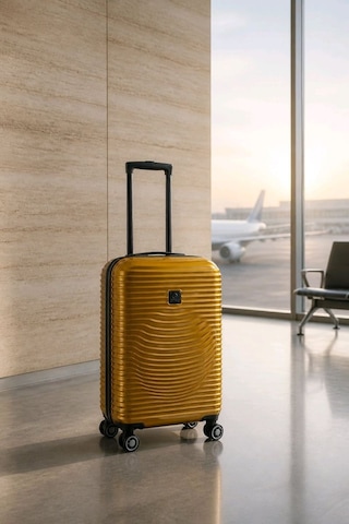 Albatros Monalisa Home Nippon Lüks Gold Renk Kabin Boy Valiz Mavi - Siyah