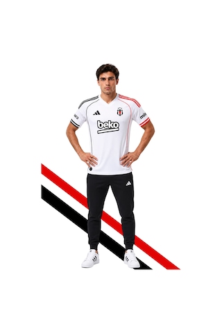 Lisanslı Adidas Beşiktaş Forma 25-26 Sezon Beyaz Forma Lazer Kutu Beyaz Lzr