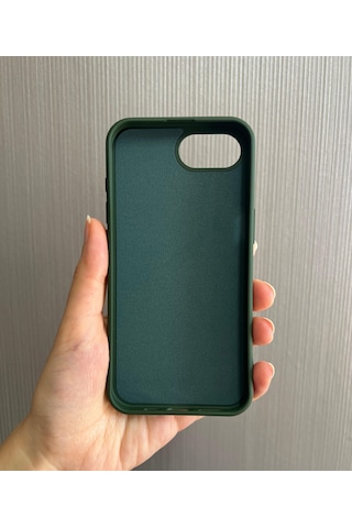 Apple Uyumlu iPhone 16e Logolu İçi Kadife Silikon Lansman Kılıf