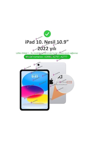 Apple Ipad 10. Nesil 2022 10.9" Paperlike Ekran Koruyucu Kırılmaz Kağıthissi Paper Like