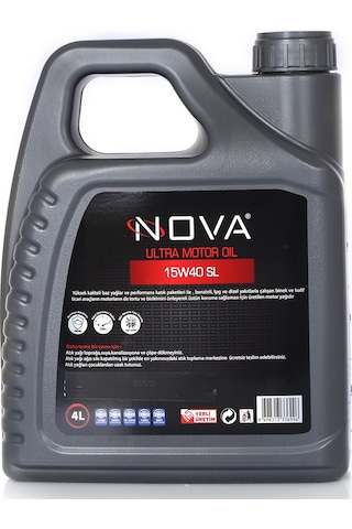 Nova 15W-40 Sl Motor Yağı 4 L