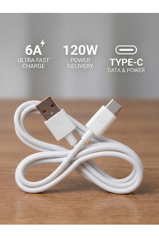 Xiaomi 120w 6a Type-c Hızlı Şarj  Kablosu 10 Adet