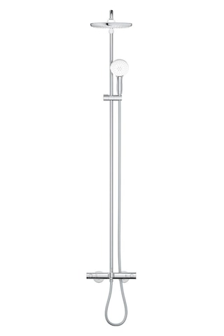 Grohe Tempesta 250 Duş Sistemi Termostatik Banyo Bataryalı - 26672001 Gümüş