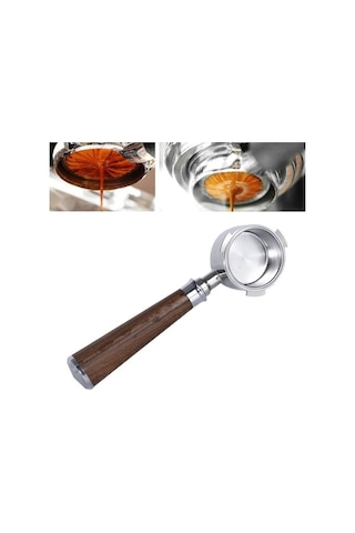 Maoyaya Suntek Ec680 Ec685 Kahve Makinesi A Siyah Için 51mm Kahve Dipsiz Portafilter, Kahve Dipsiz Portafilter Siyah