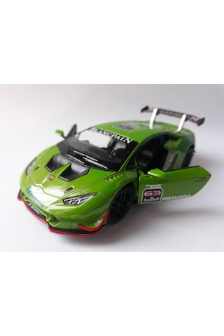 Lamborghını Huracan Lp620-2 Trofeo Green Diecast Metal Araba