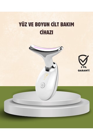 Cilt Yenileyici Şarjlı Güzellik Aleti Pozitif/negatif İyon, Titreşimli Masaj Ve Kırmızı-mavi-yeşil Diğer