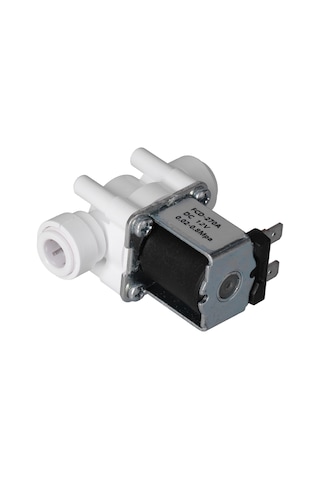 Aubyhe 3/8 İnç Hızlı Bağlantılı Plastik Elektrikli Solenoid Valfi, Dc12v, Normal Kapalı, Su Akışı Kontrolü, 0.02-0.8 Mpa