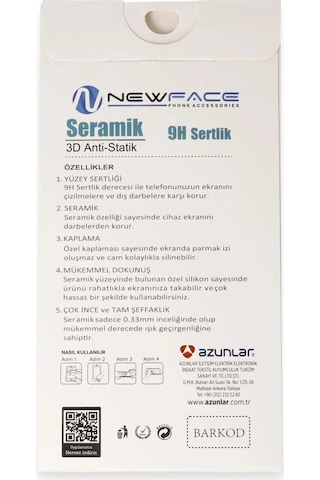 İphone 17 Pro Max 3d Antistatik Seramik Nano Ekran Koruyucu