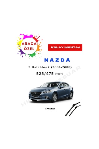 Mazda 3 Hatchback Silecek 2004-2008