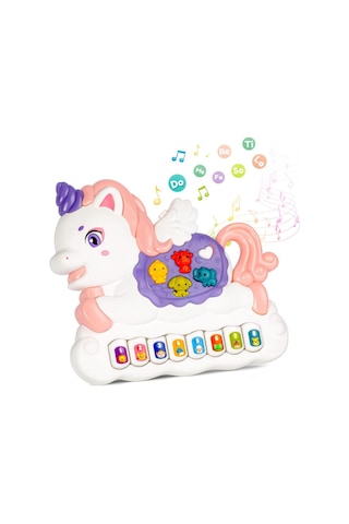 Seher Oyuncak Pilli Müzikli Unicorn Minik Piyano 855-113d