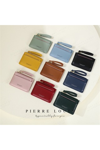 Fosenze Şık Ve Sevimli Pu Deri Cüzdan - Çok Fonksiyonlu Küçük Bozukluk Cüzdanı 12x9 Cm Kirmizi