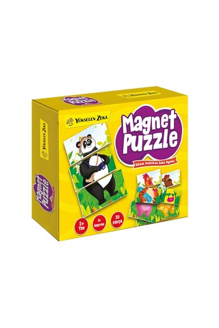 2+ Yaş Magnet Puzzle 4 Adet