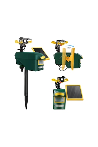 Dualpest AN-B060 Güneş Enerjili Pilli Kedi Köpek Kuş Ayı Kovucu