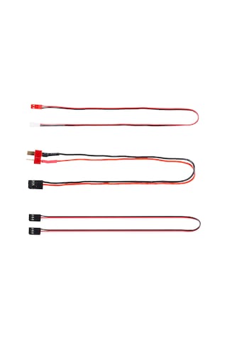 Dianziye Rc Tırmanma Araçları İçin 3'lü Bağlantı Kablosu Seti - Alıcı Uzantı, Jst Ph2.0mm 2p Ve T Tipi Adaptörler