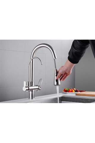 Fleko Krom Spiral Arıtmalı Eviye Bataryası Sp4434A