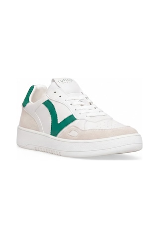 Lufian 111230325 Vernon Erkek Hakiki Deri Klasik Sneaker Yeşil Yeşil